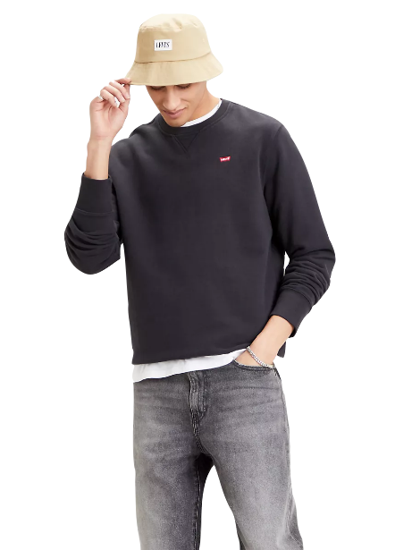 Levi's Housemark Original 359090003 Uomo Nero - Felpa Girocollo