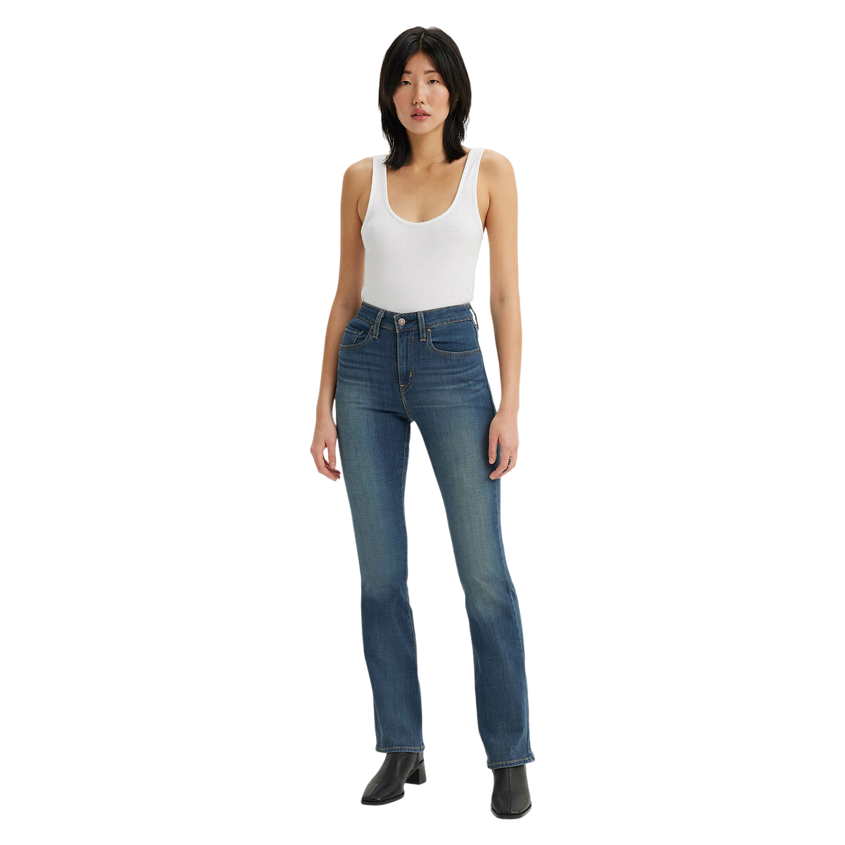 Levi's Bootcut 187590121 Donna Blu - Jeans Vita Alta