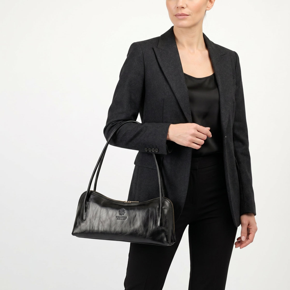 Lucy Borsa a Tracolla in Vera Pelle