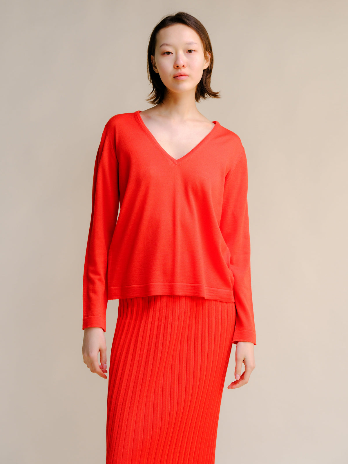 Extra Fine Merino V-Neck Sweater