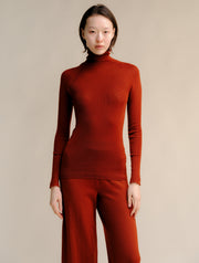 Extra Fine Merino Ribbed Turtleneck