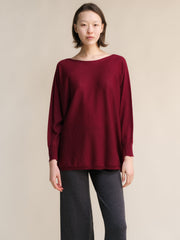 Extra Fine Merino Oversized Boat Neck