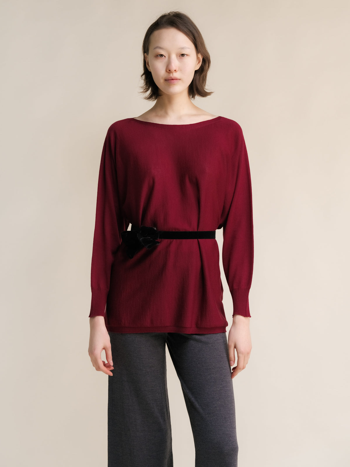 Extra Fine Merino Oversized Boat Neck
