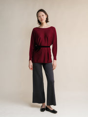 Extra Fine Merino Oversized Boat Neck