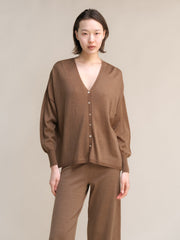 Extra Fine Merino V-Neck Cardigan