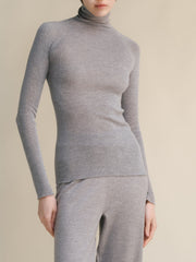 Extra Fine Merino Ribbed Turtleneck