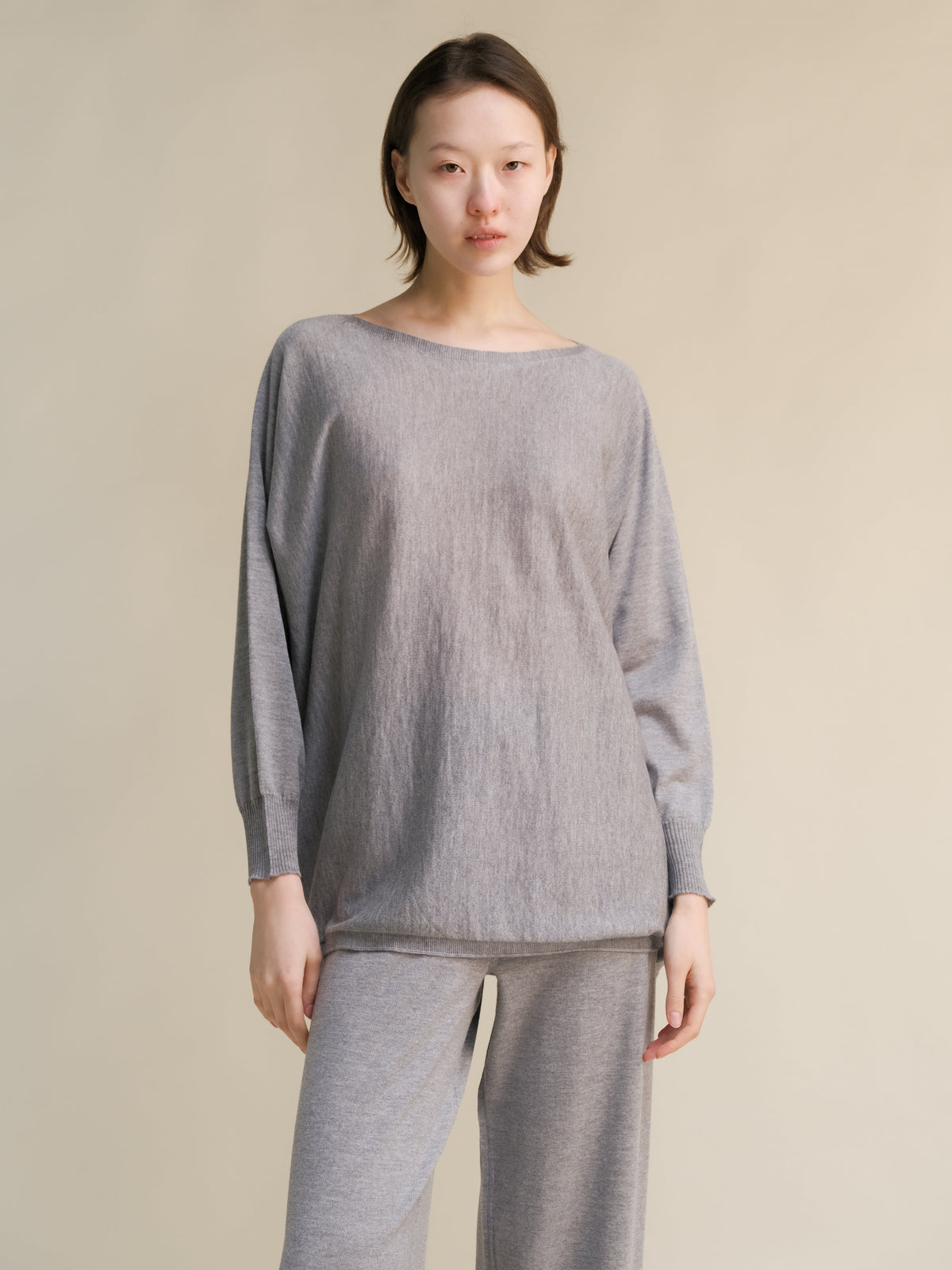 Extra Fine Merino Oversized Boat Neck