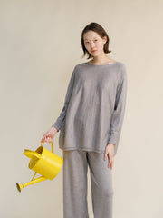 Extra Fine Merino Oversized Boat Neck