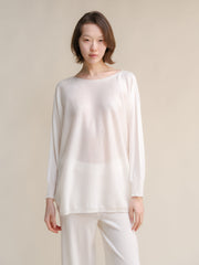 Extra Fine Merino Oversized Boat Neck