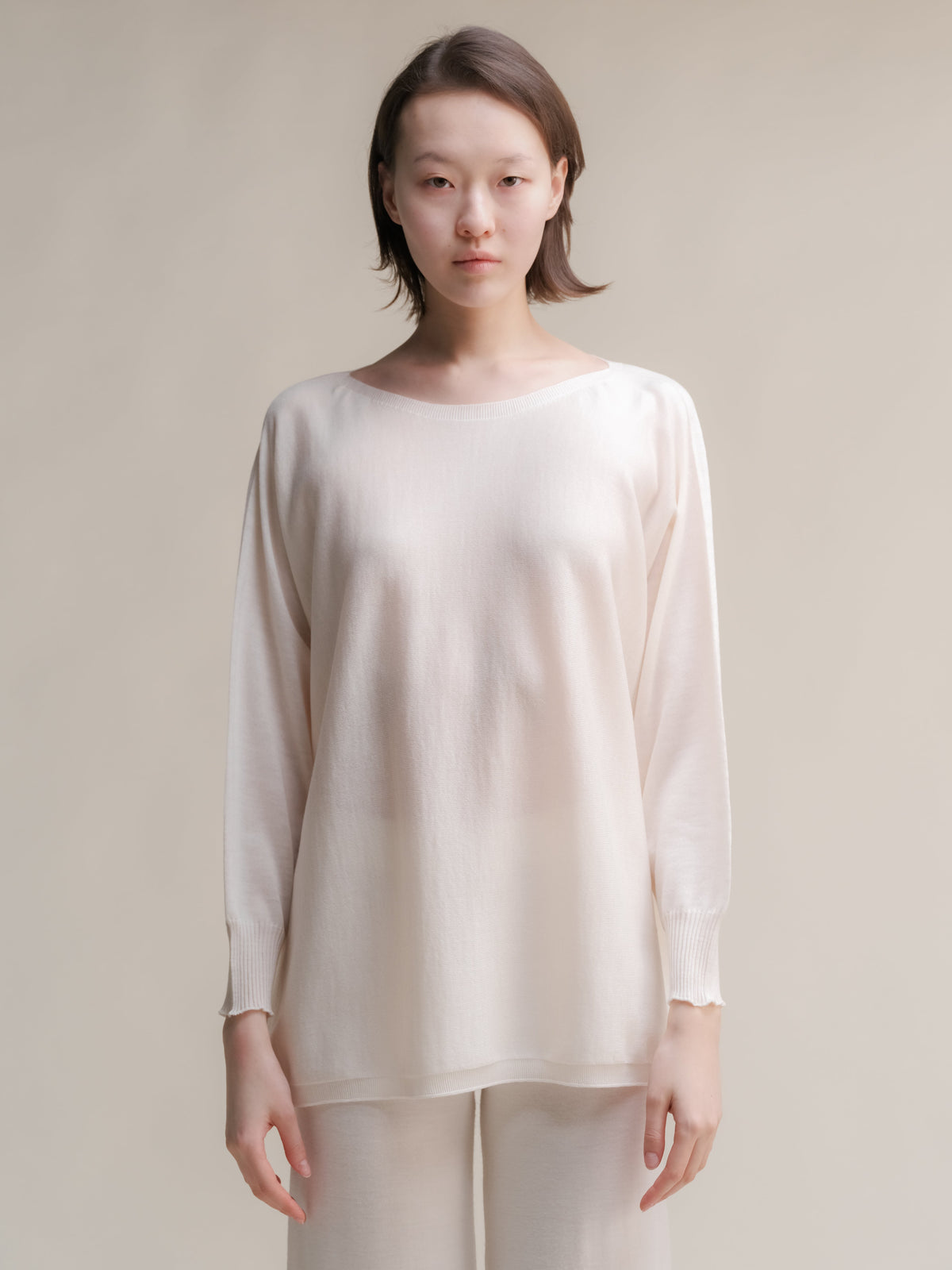 Extra Fine Merino Oversized Boat Neck