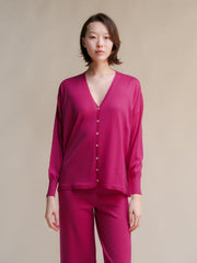 Extra Fine Merino V-Neck Cardigan