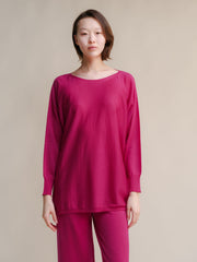 Extra Fine Merino Oversized Boat Neck