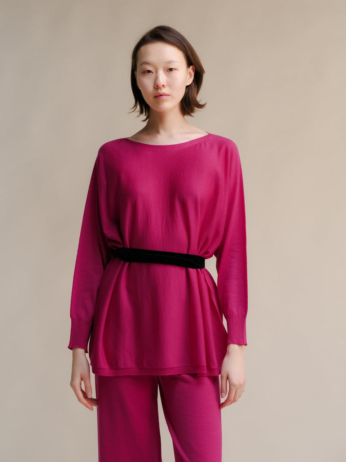 Extra Fine Merino Oversized Boat Neck