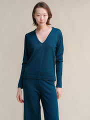 Extra Fine Merino V-Neck Sweater