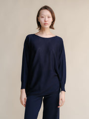 Extra Fine Merino Oversized Boat Neck