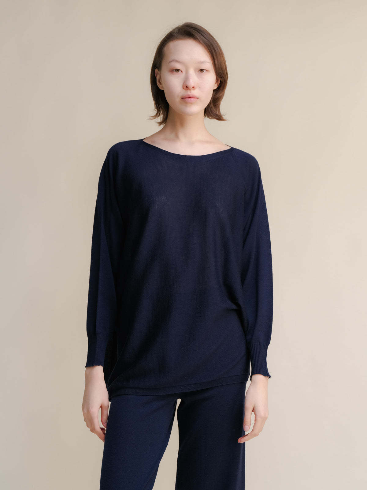 Extra Fine Merino Oversized Boat Neck