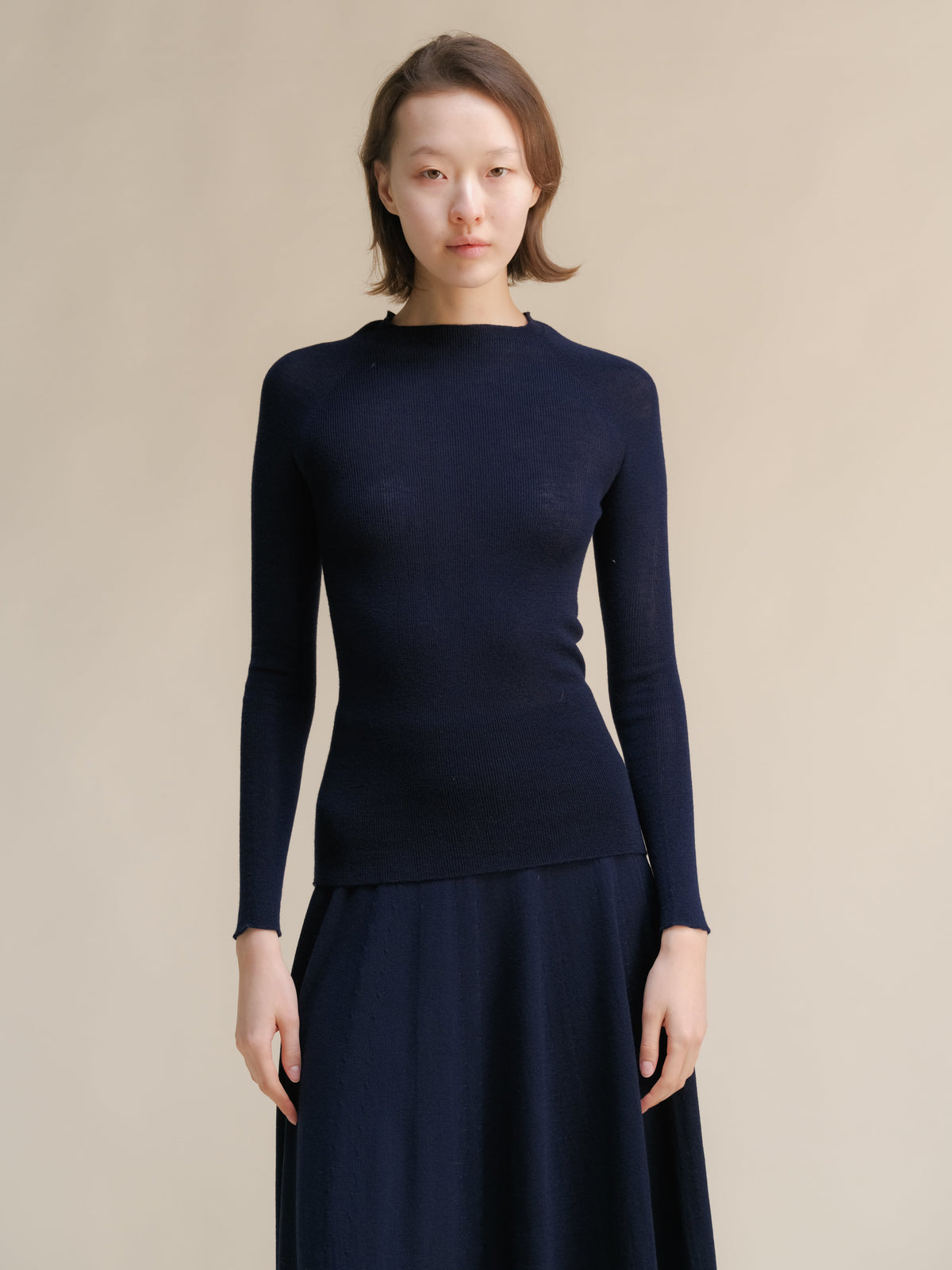 Extra Fine Merino Ribbed Crewneck