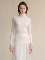 Extra Fine Merino Ribbed Turtleneck