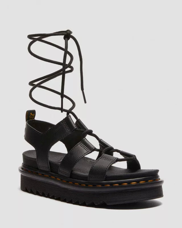 Dr. Martens Nartilla 31617001 Sandalo Donna Nero Athena - Sandali Estivi