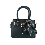 Nina Mini Borsa in Ecopelle con Finiture Oro