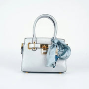 Nina Mini Borsa in Ecopelle con Finiture Oro
