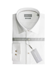 Michael Kors camicia manica lunga Perfermance stretch bianco