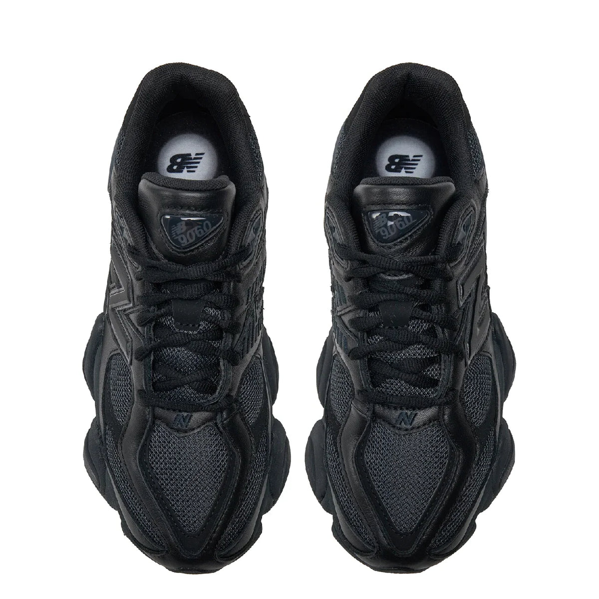 New Balance 9060 Triple Black Leather