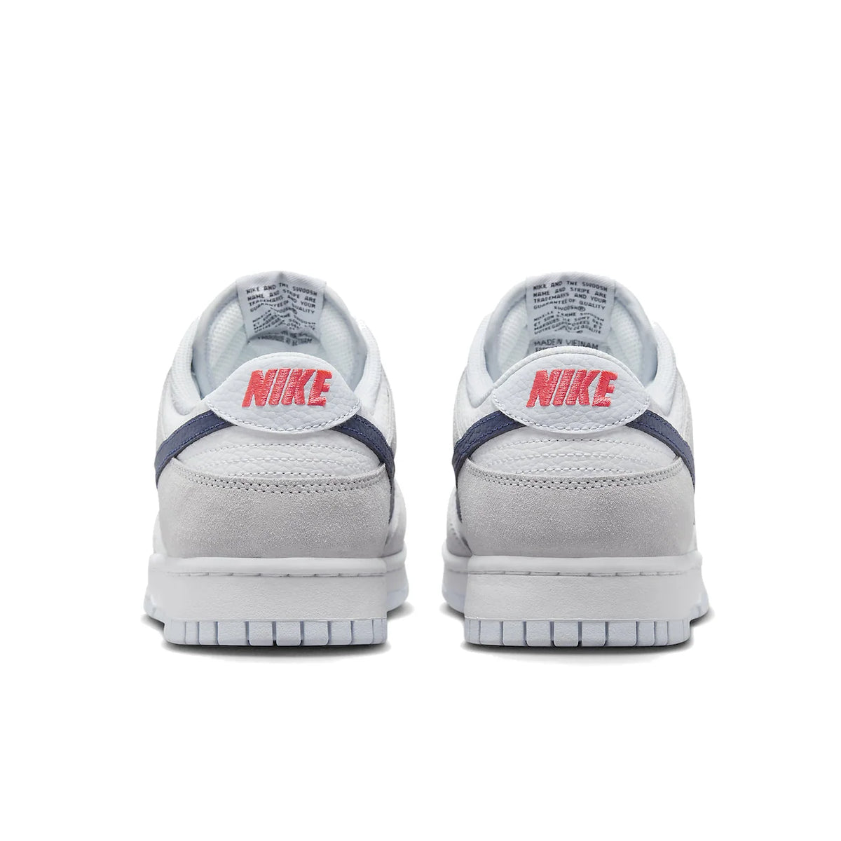 Nike Dunk Low White Grey Navy Aqua Mini Swoosh