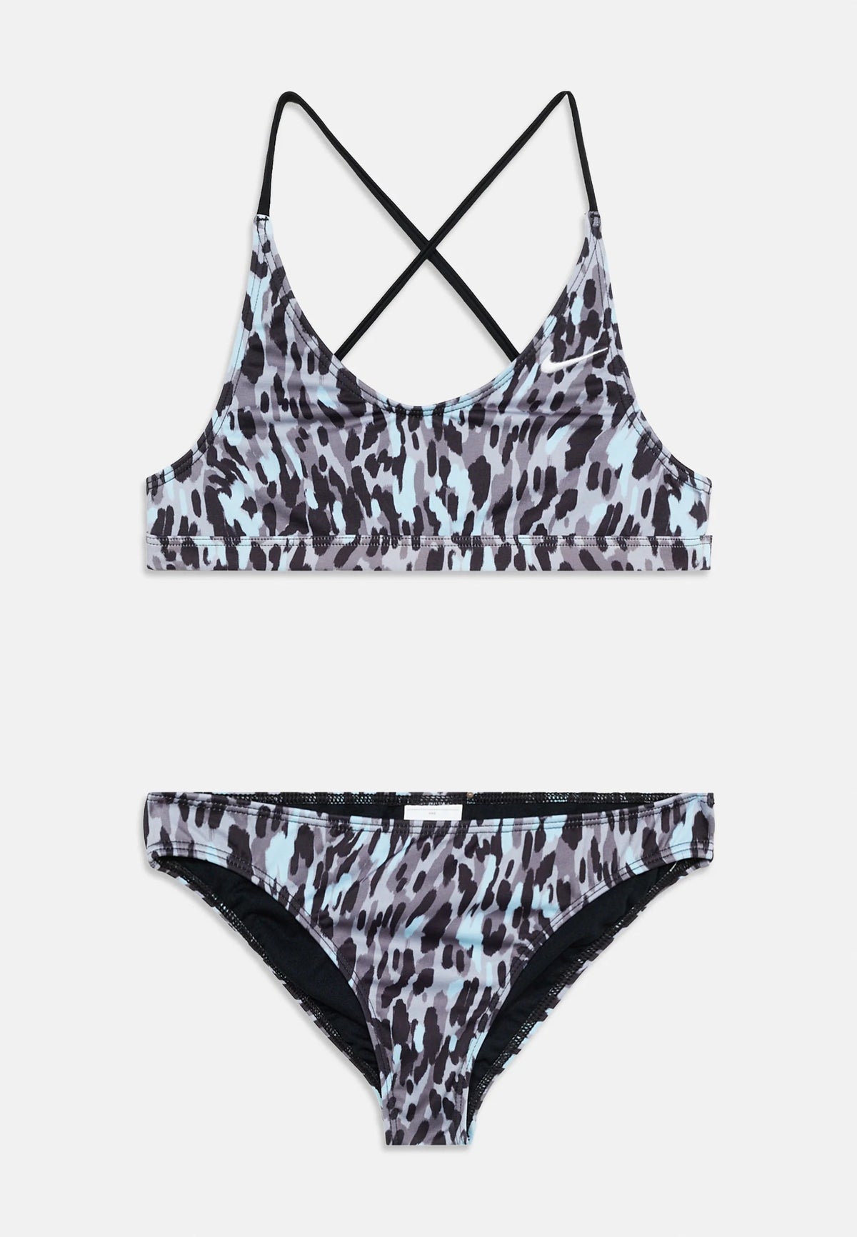 Nike Lace Up Bikini Junior Ragazza Nero - NESSF743GP-001