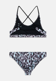 Nike Lace Up Bikini Junior Ragazza Nero - NESSF743GP-001