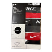 Nike Slip 9N1185-U10 Ragazzo Nero-Rosso-Antracite - Intimo 3 Pezzi