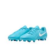 Nike scarpa da calcio junior Phantom GX II Club FG/M FJ2600-400 blue fury-bianco