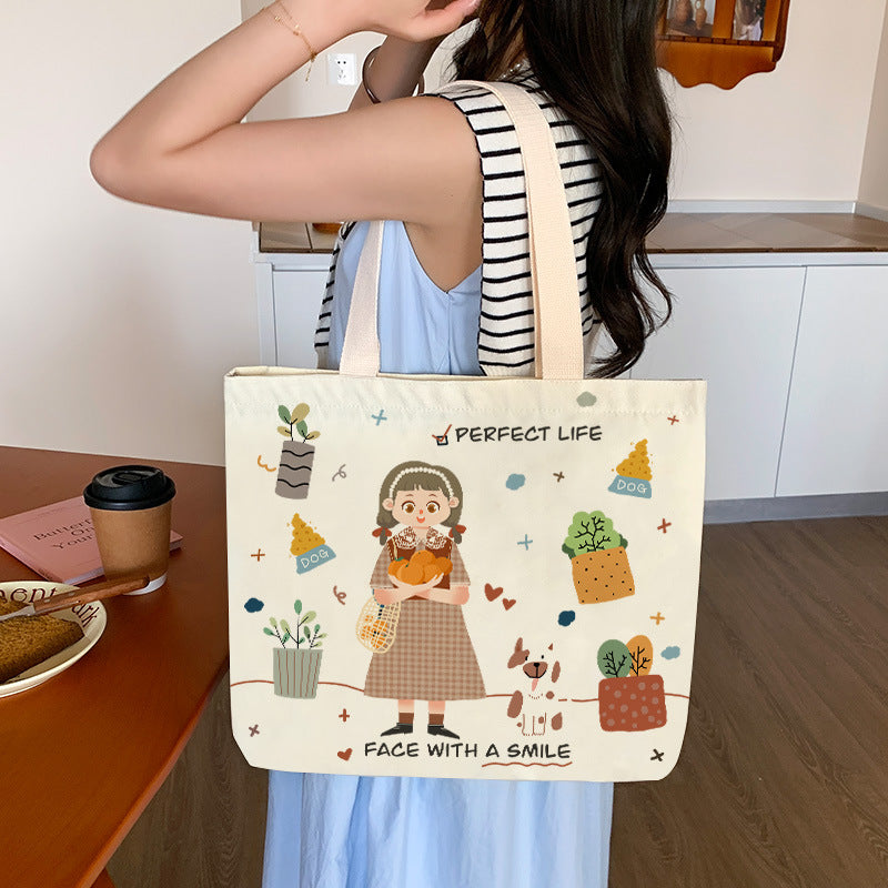 Women's Creative Printed High-capacity Crossbody Bag