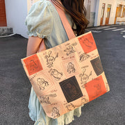 Women's Creative Printed High-capacity Crossbody Bag
