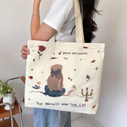 Women's Creative Printed High-capacity Crossbody Bag