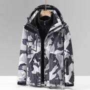 Three-in-one Outdoor Fleece Coat Thickened Mountaineering Clothing