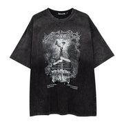 Dark Angel Print Short Sleeve