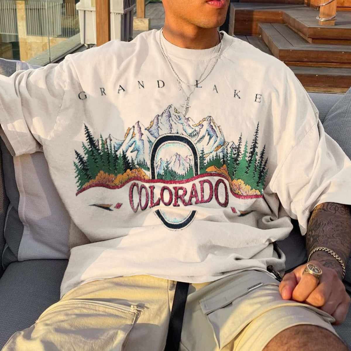T-Shirt Colorado Uomo - Old Money®