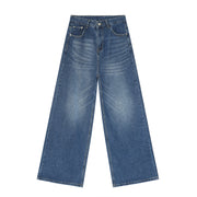Straight Mop Loose Casual Jeans
