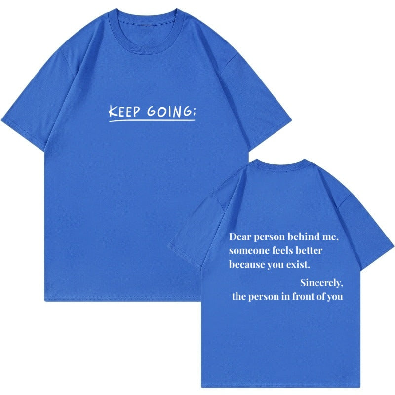 Milk Silk Round Neck T-shirt