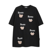 Cartoon Bear Three-dimensional Decoration Short Sleeve