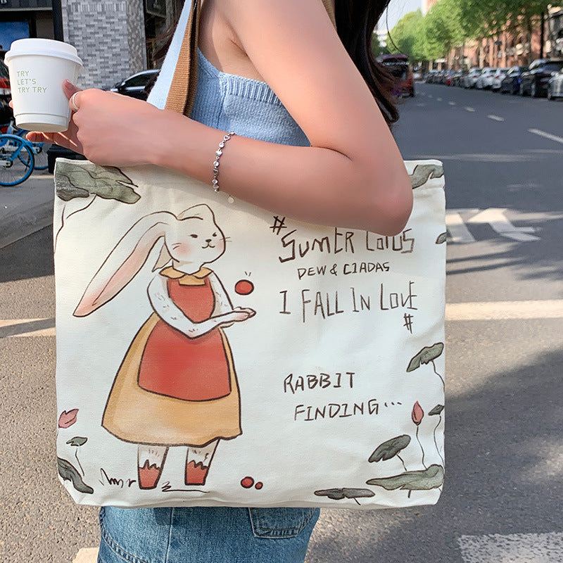 Women's Creative Printed High-capacity Crossbody Bag