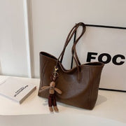 Large Capacity Autumn And Winter Shoulder Bag Casual Retro Class Commuter Tote