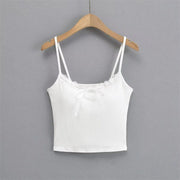 Dopamine Hot Girl With Chest Pad Lace Lace Strap Camisole