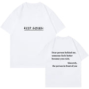 Milk Silk Round Neck T-shirt