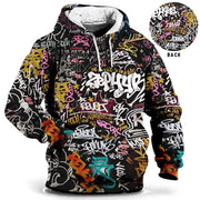 Men's Pullover Hooded Sweatshirt Letter Pattern