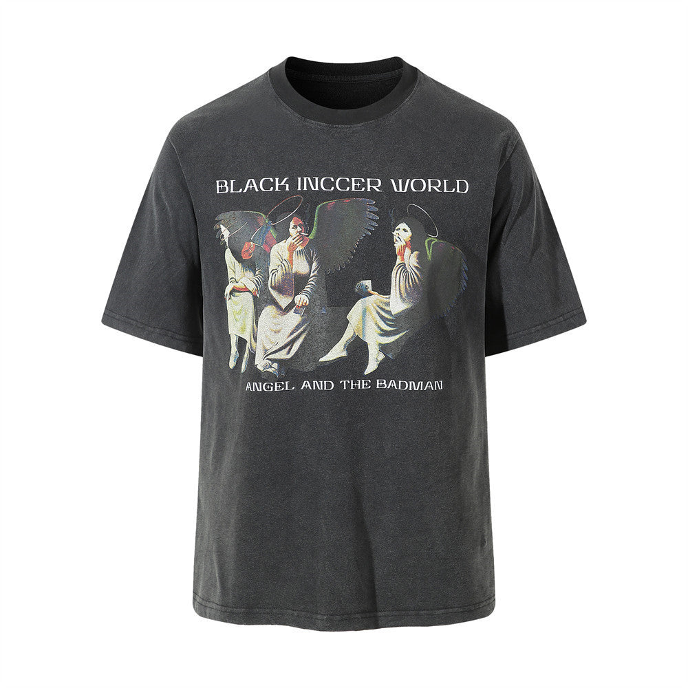 Dark Angel Print Short Sleeve