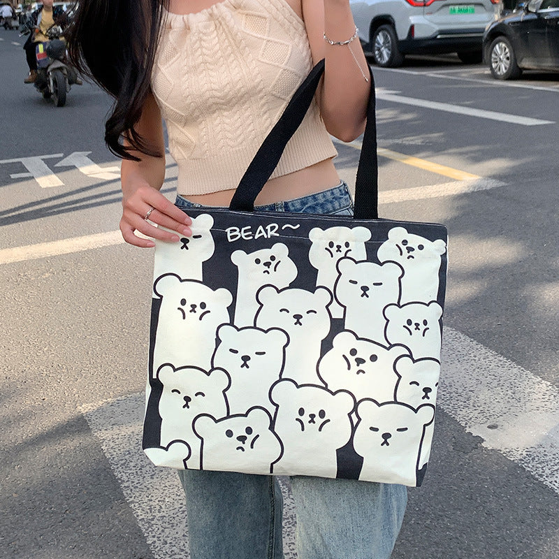 Women's Creative Printed High-capacity Crossbody Bag