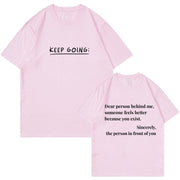 Milk Silk Round Neck T-shirt