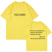 Milk Silk Round Neck T-shirt